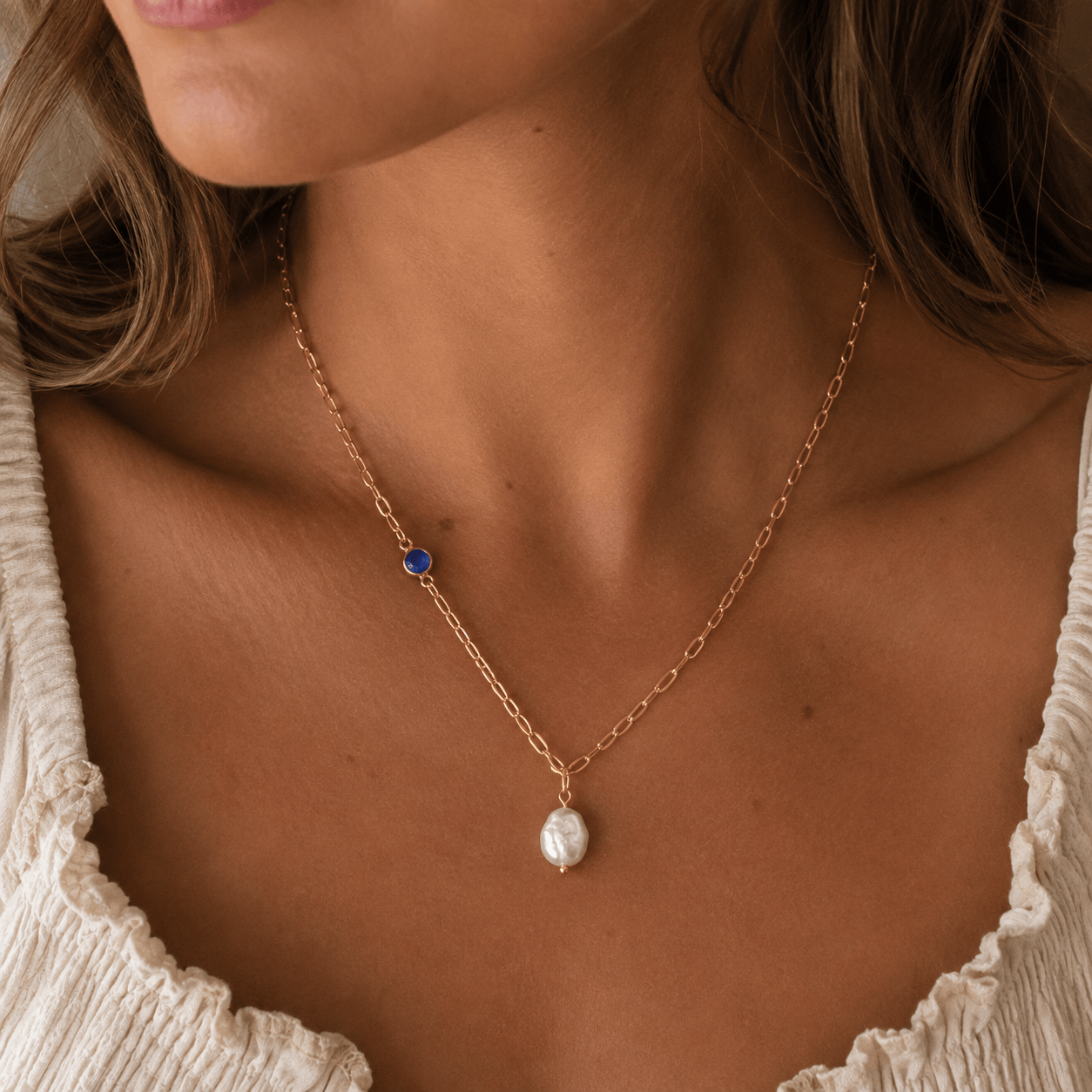 Pearl Birthstone Necklace