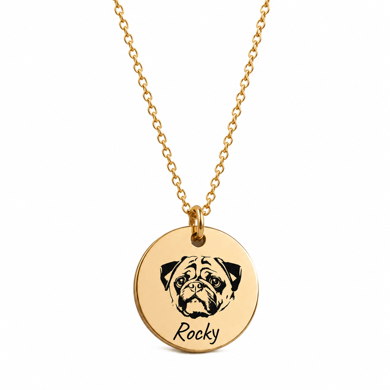 Custom Pet Portrait Necklace